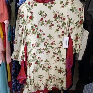 Floral Formation Regency Dress